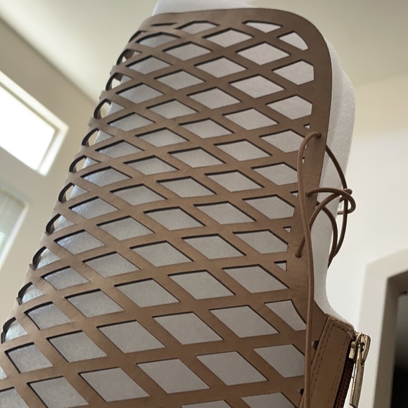 Vince Camuto Caged Peep Toe Over the Knee Boots - Picture 14 of 16